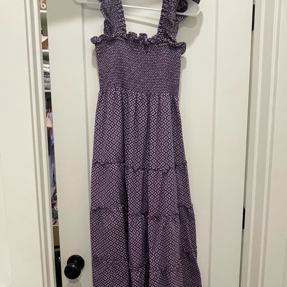 Hill House Plum Jacquard Ellie Nap Dress - Picture 2 of 4